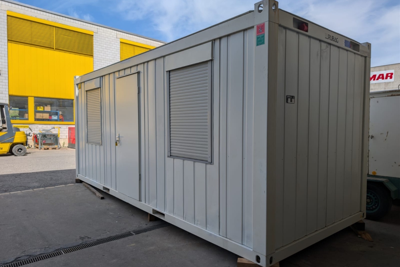 RUBAG Bürocontainer BM20 von der Seite