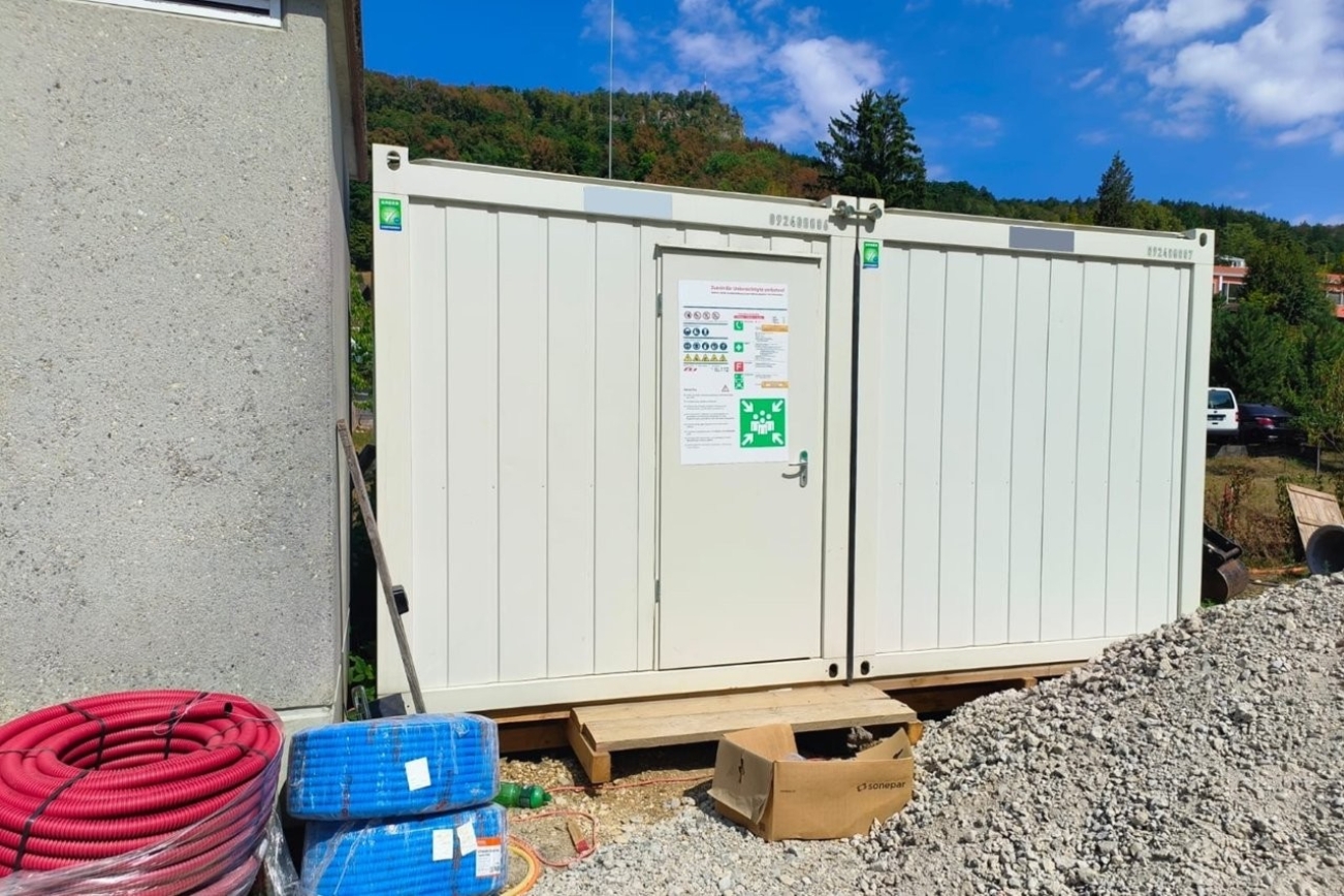 RUBAG Duo-Containeranlage BMD 20 von vorne