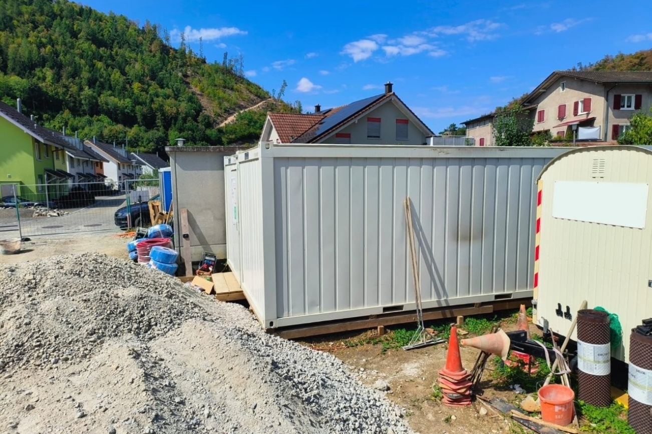 RUBAG Duo-Containeranlage BMD 20 von der Seite