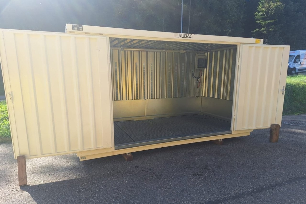 RUBAG Safetank 1350 von vorne offen