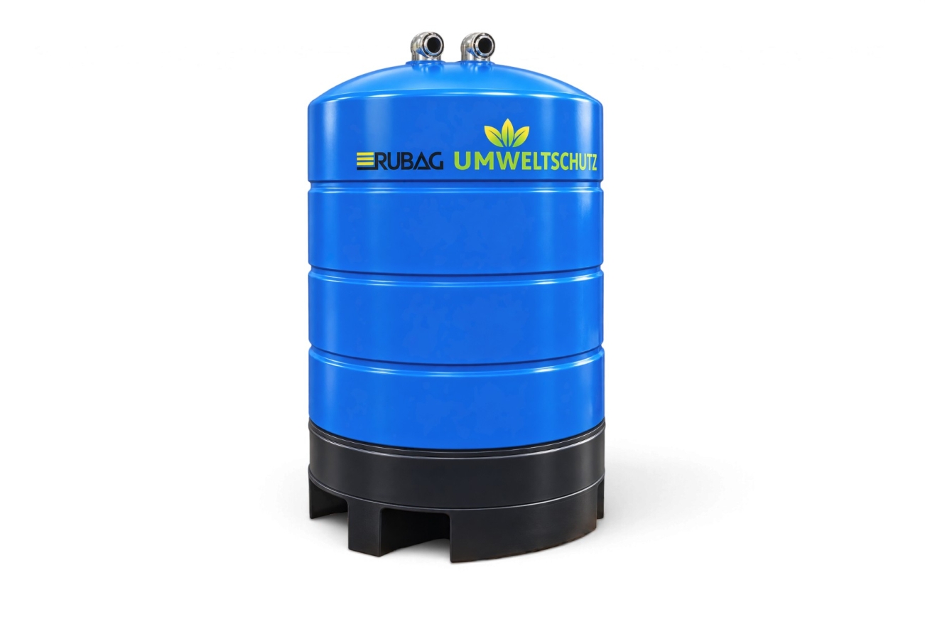 Produktbild freigestellt blauer Aktivkohlefilter