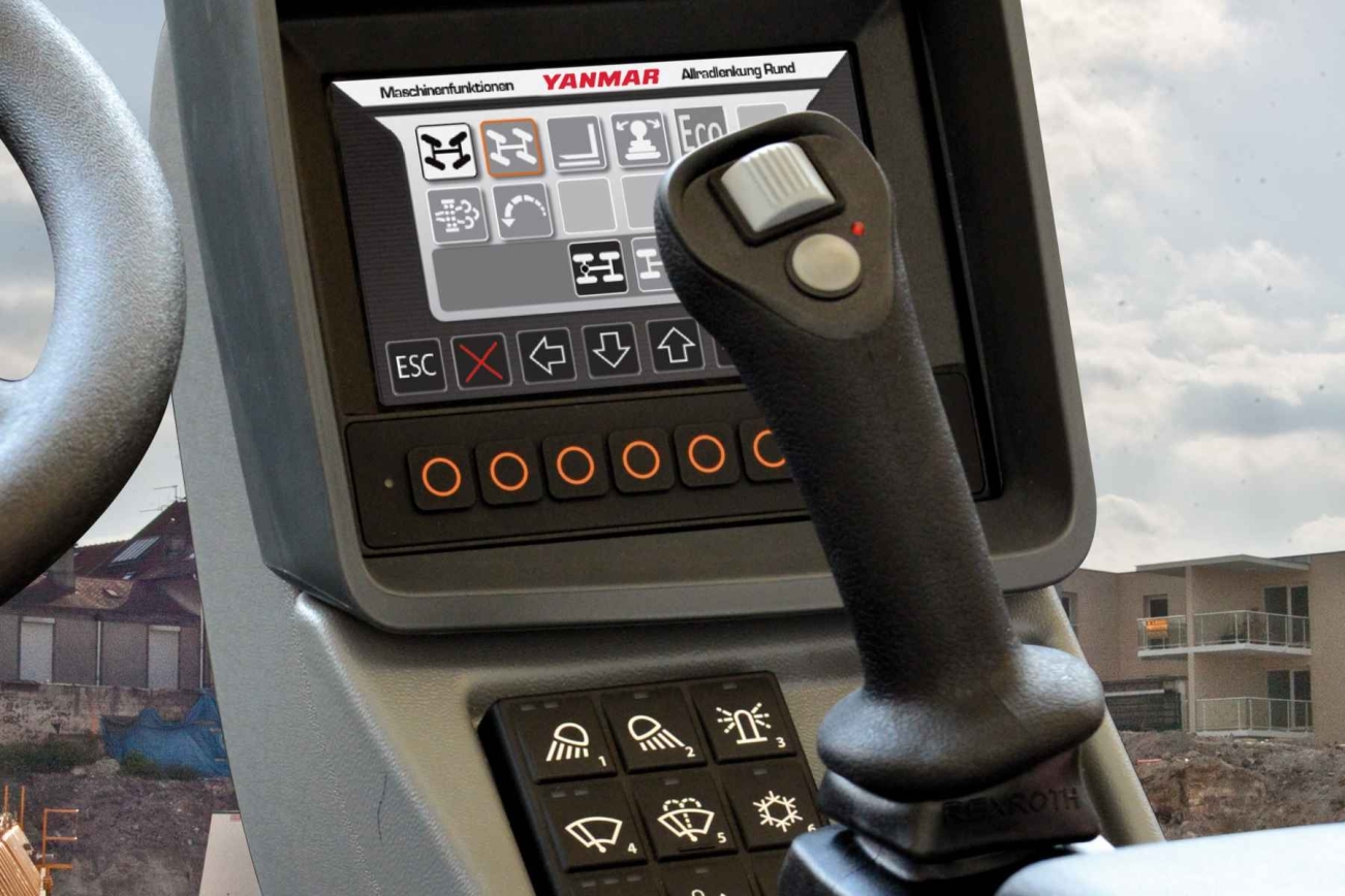 YANMAR B110W mobile excavator | RUBAG Construction machines