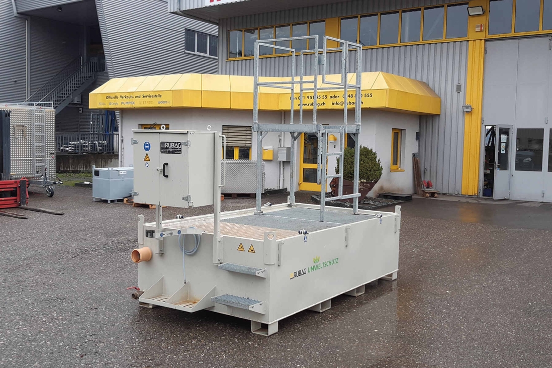 RUBAG Kombi-Waschbecken 4m3 von vorne links