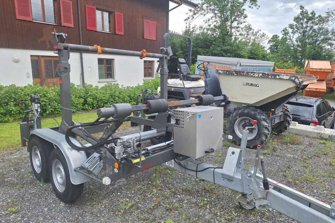 RUBAG Kabeltrommel-Anhänger K2700 von vorne rechts