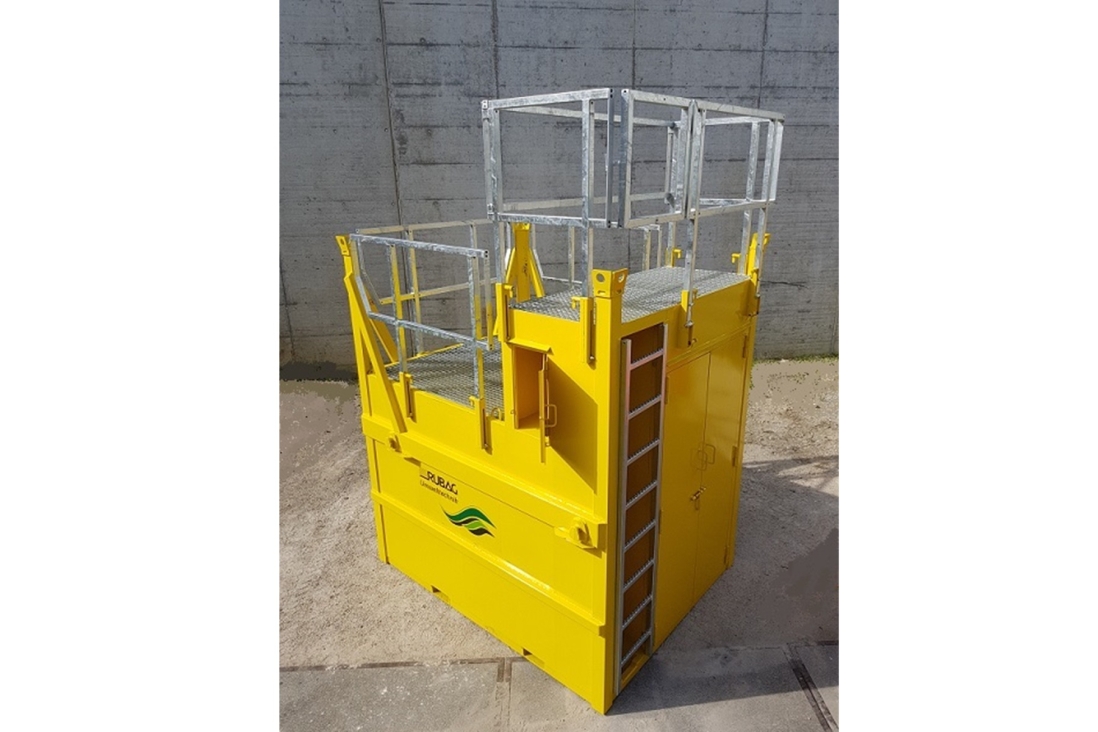 RUBAG Kombi-Waschbecken 5m3 in gelb