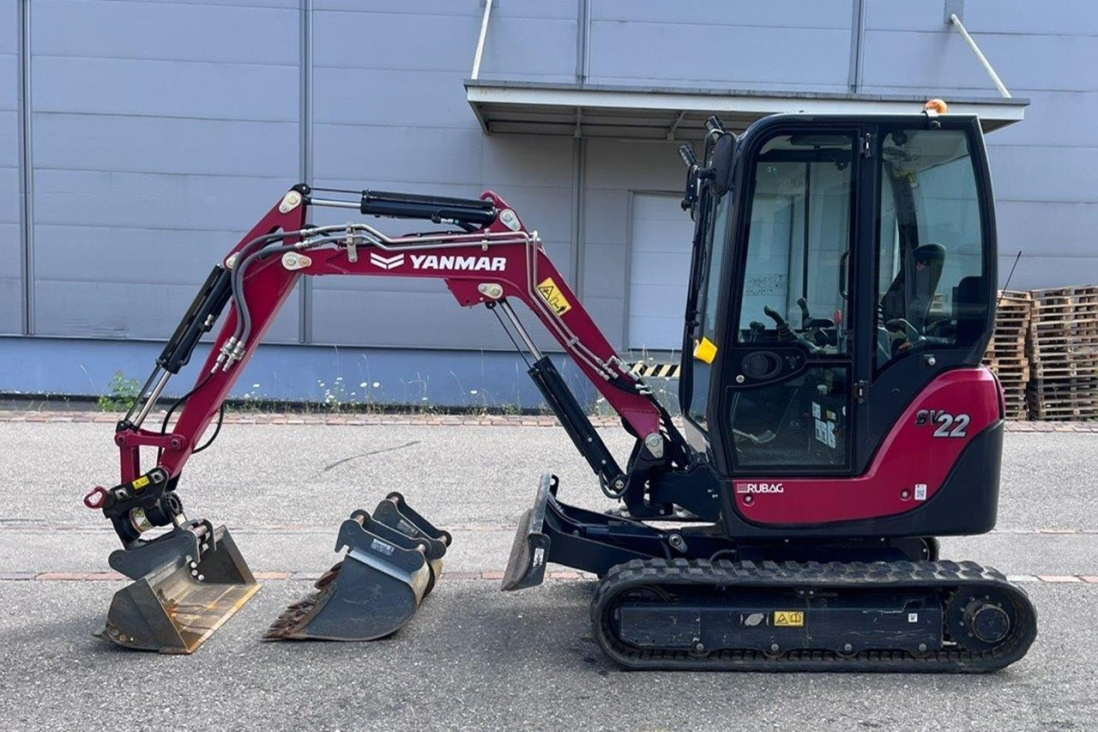 YANMAR Raupenbagger SV22 von der linken Seite