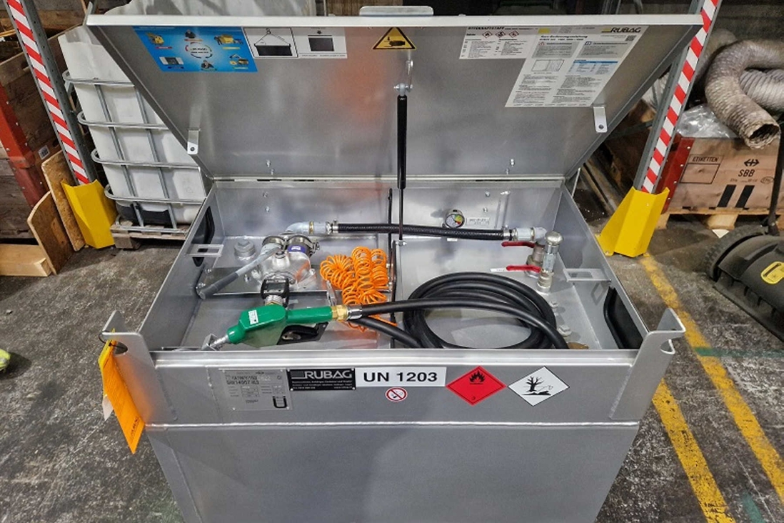 RUBAG TANK KUBUS 450 von vorne offen