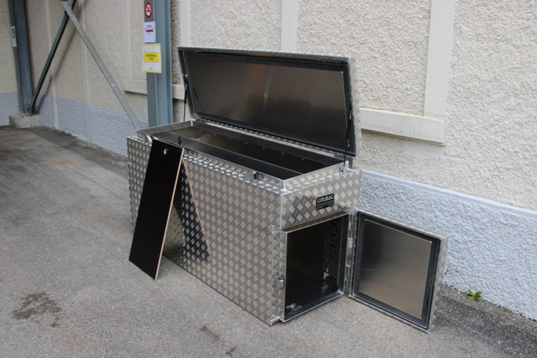 RUBAG Werkzeugkiste RC1850 Comfort von vorne, offen