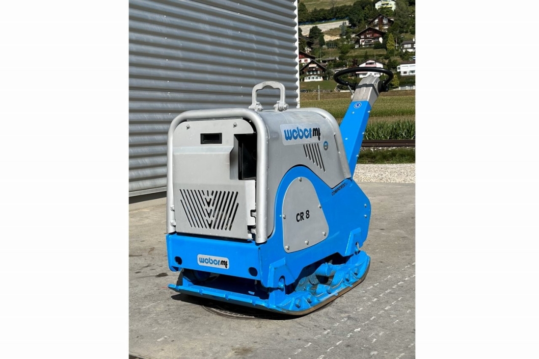 WEBER reversierbare-Vibroplatte CR8 CCD 2.0 von vorne