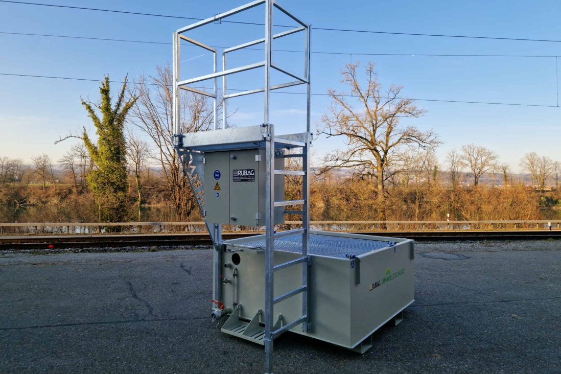 RUBAG Kombi-Waschbecken 2m3 mit Podest oben