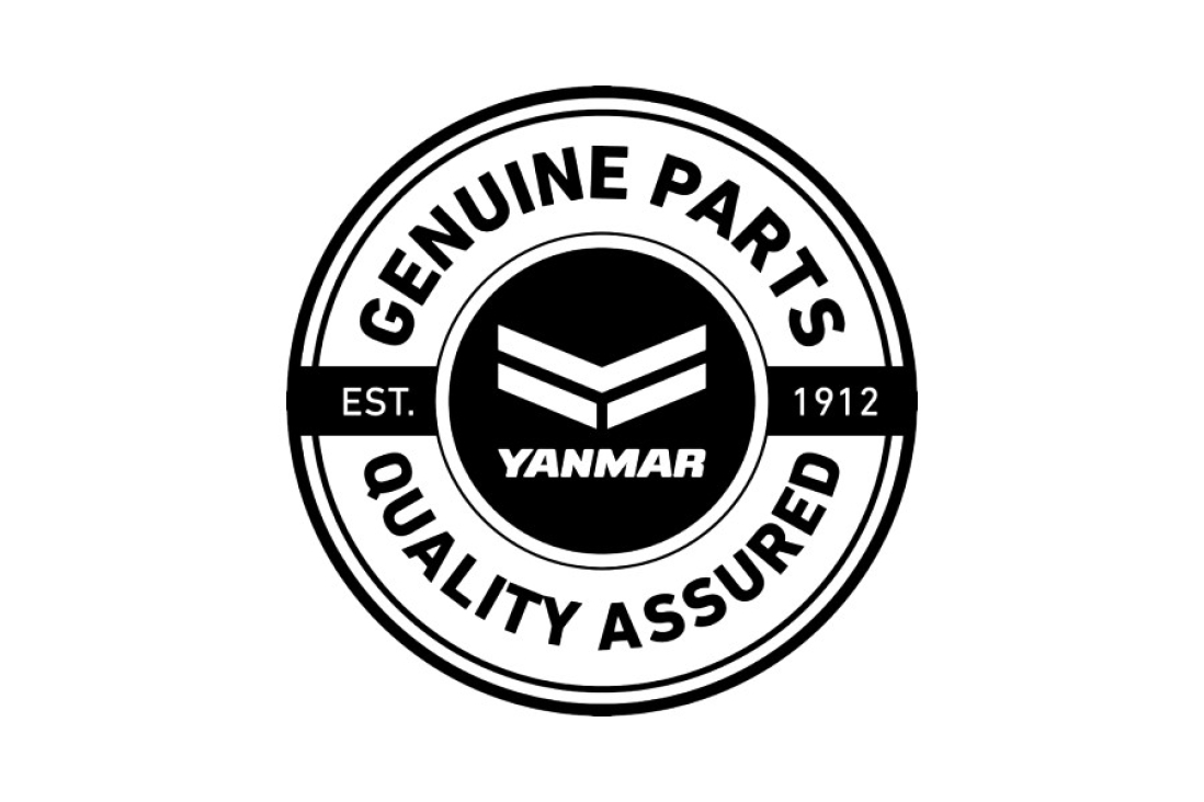 Schwarzes YANMAR Genuine Parts Qualitätssiegel