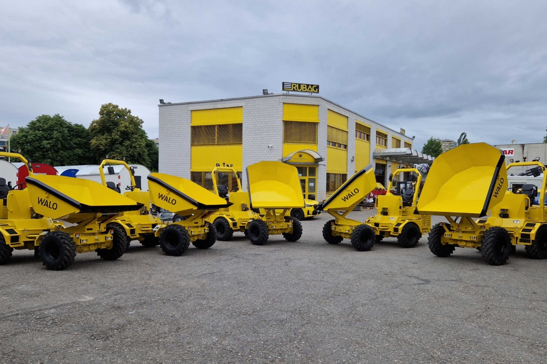 RUBAG Raddumper Auslieferung WALO