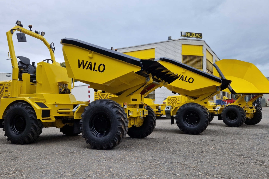 RUBAG Raddumper Auslieferung WALO