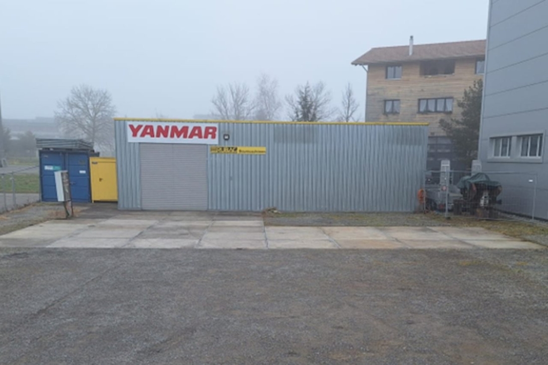 RUBAG Lagerhalle 100 m2 von aussen