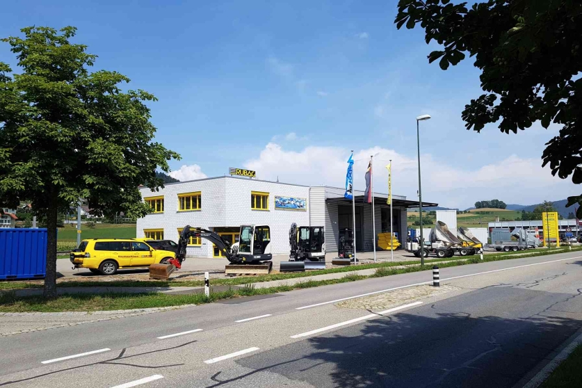 RUBAG Baumaschinen Filiale in Konolfigen