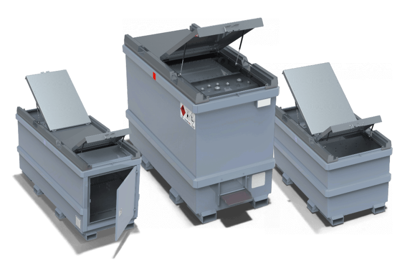 Gruppenbild Kombi-Tanks in verschiedenen Grössen freigestellt