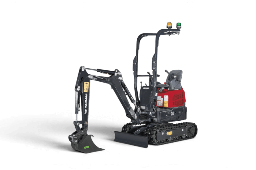 Freistellerbild Yanmar Kurzheck Raupenbagger SV10