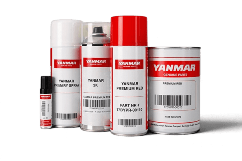Yanmar Farbtöne und Lacke