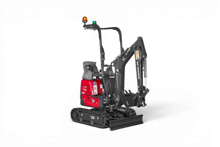 Freistellerbild Yanmar Kurzheck Raupenbagger SV10