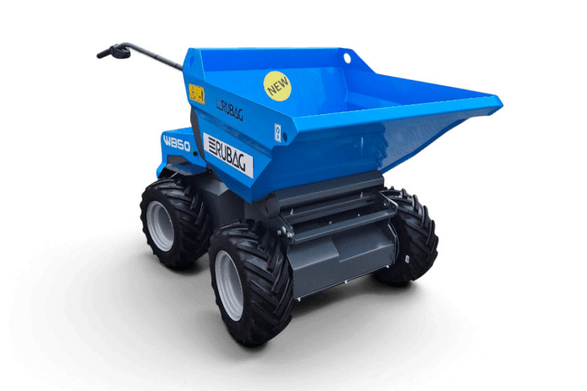 Freisteller Mini-Raddumper in blau
