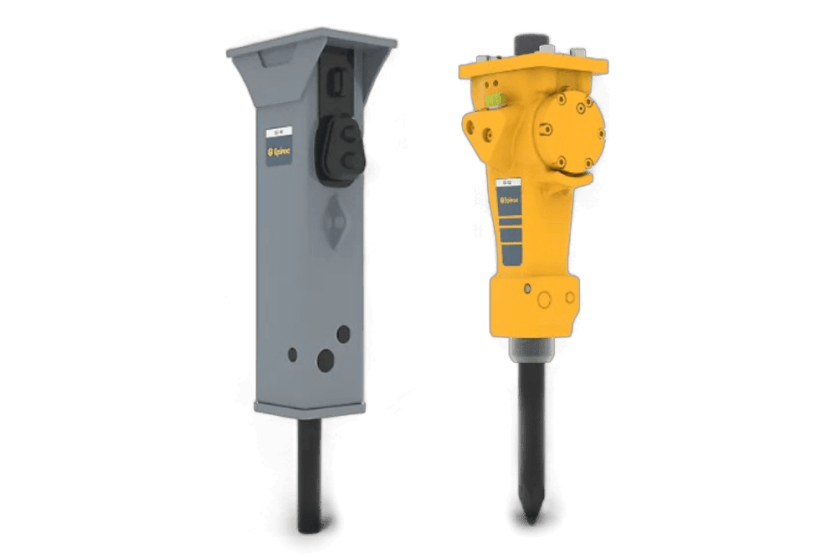 Freisteller Epiroc Hydraulikhammer mit Schatten