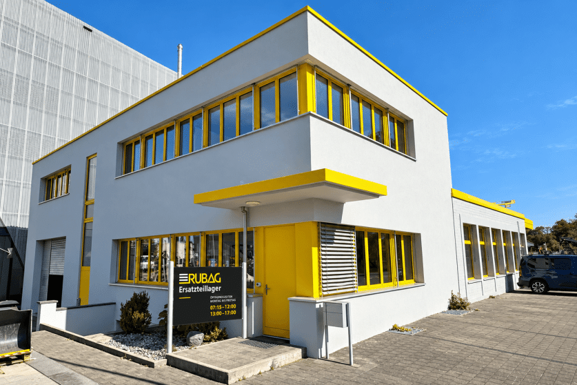 Standortfoto Ersatzteillager von aussen